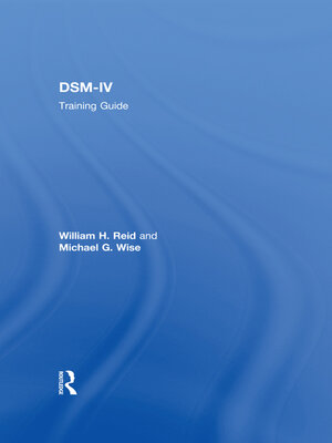 cover image of DSM-IV Training Guide